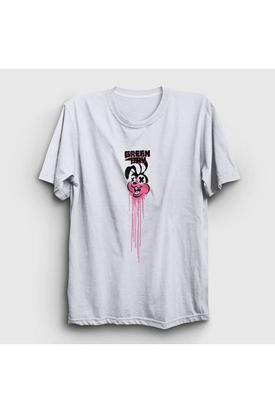 Presmono Μπλουζάκι Unisex White Bunny Green Day 55575tt
