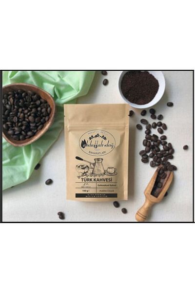 ABDULLAH DAĞ Hatay Local Less Roasted Fresh Dark Roasted Double Roasted Turkish Coffee 100 g