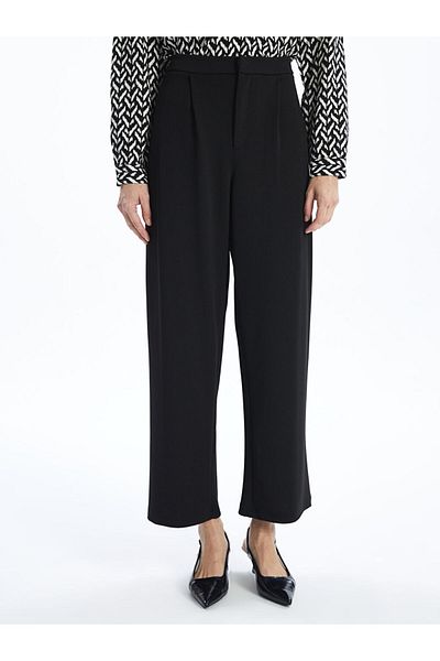 LC Waikiki Γυναικείο φαρδύ παντελόνι LCW Loose Fit