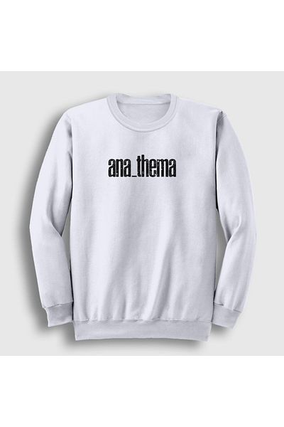 Presmono Unisex Λευκό Φούτερ New Anathema 9707tt