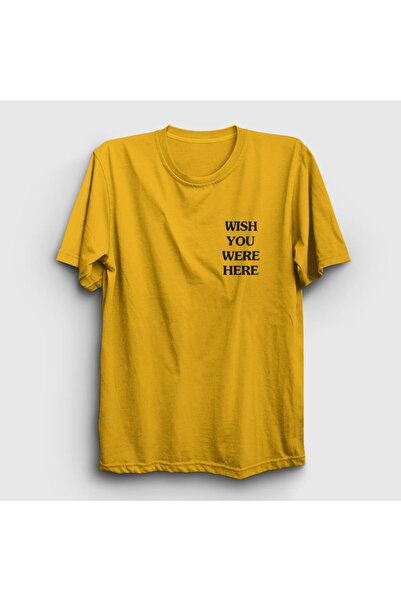 Presmono Unisex žuta Wish Astroworld Travis Scott T-shirt 43394tt