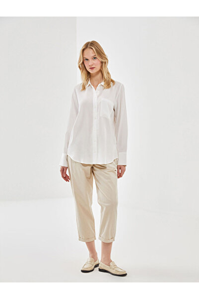 LC Waikiki Lcw Vision Ecru Women's Shirt