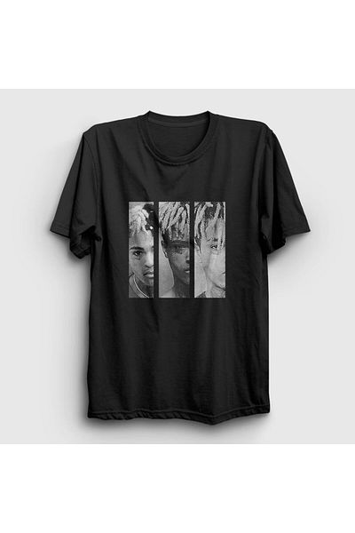 Presmono Μπλουζάκι Unisex Μαύρο Three Xxxtentacion 49183tt
