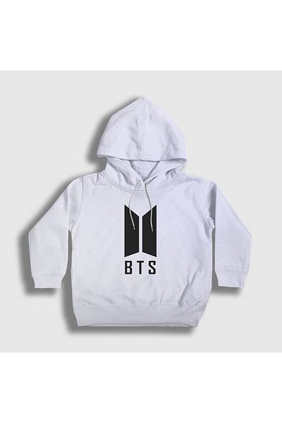 Presmono Hanorac cu glugă unisex copii alb Doors Bts 21964tt
