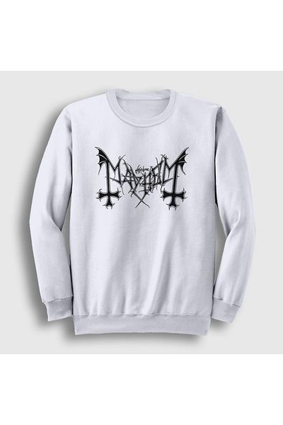 Presmono Φούτερ Unisex White Logo Mayhem 64771tt