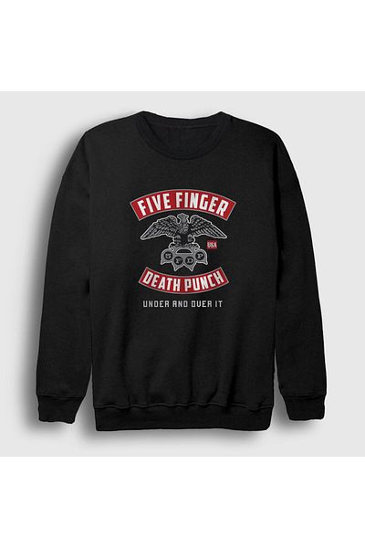 Presmono Φούτερ Unisex Black Eagle Five Finger - Death Punch 62751tt