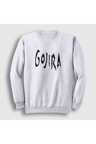 Presmono Φούτερ Unisex Λευκό λογότυπο Gojira 53074tt