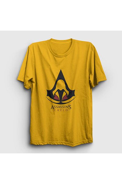Presmono Унисекс тениска Assassin's Creed с жълта роба 24276tt