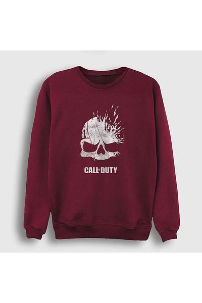 Presmono Унисекс суитшърт с червен череп Call of Duty 27316tt