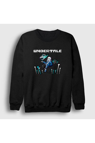 Presmono Φούτερ Unisex Black Bones Undertale 31926tt