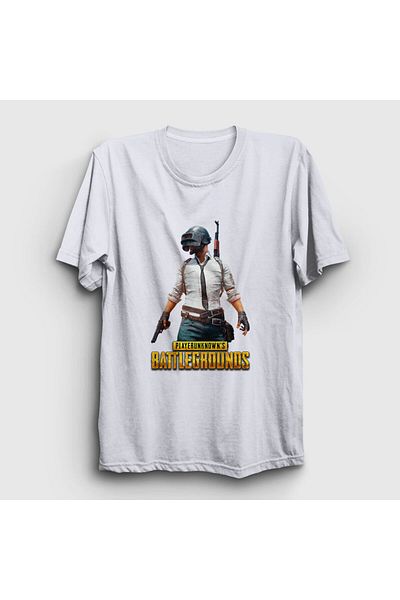 Presmono Μπλουζάκι Unisex White Cover Pubg 30103tt