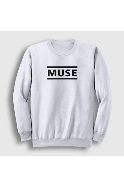 Presmono Φούτερ Unisex White Logo Muse 70072tt