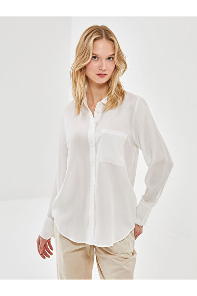 LC Waikiki Lcw Vision Ecru Women's Shirt