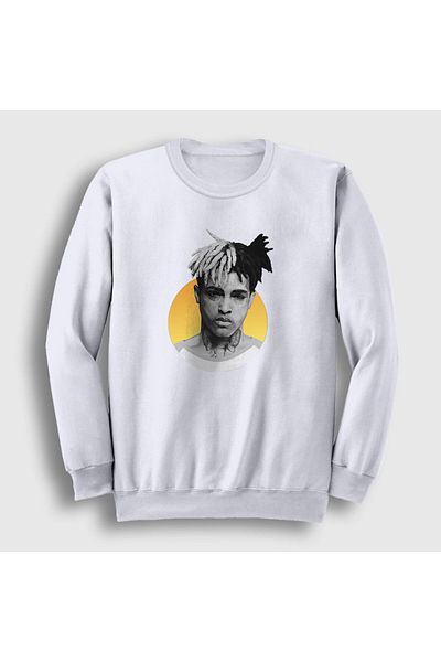 Presmono Φούτερ Unisex White Sun Xxxtentacion 49026tt