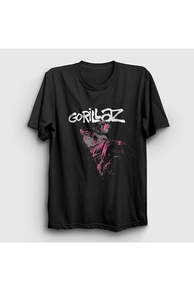 Presmono Μπλουζάκι Unisex Black Hollow Gorillaz 54636tt