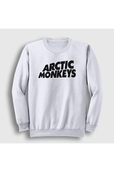 Presmono Φούτερ Unisex Λευκό λογότυπο Arctic Monkeys 14479tt