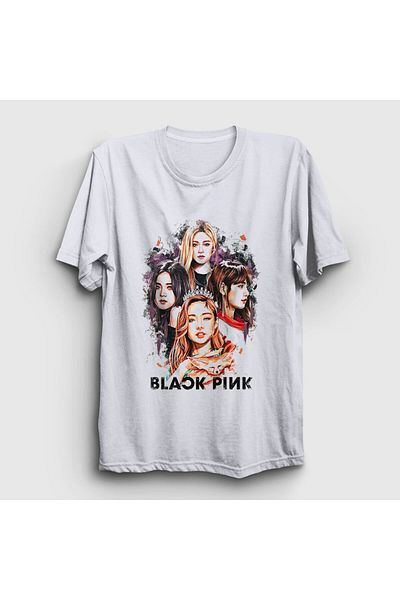 Presmono Unisex Λευκό Κοριτσίστικο Μπλουζάκι Blackpink 19385tt