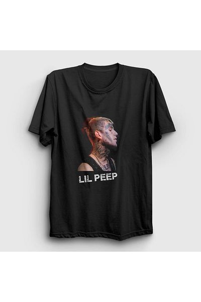 Presmono Tricou unisex Black Rip Lil Peep 37720tt