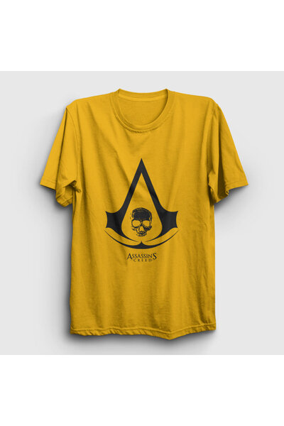 Presmono Унісекс футболка Sarı Skull Assassin's Creed 24389tt