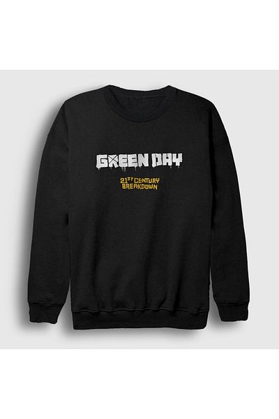 Presmono Унисекс суитшърт Green Breakdown Green Day 55545tt