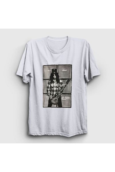 Presmono Μπλουζάκι Unisex White Amps Guns N' Roses Slash 39778tt