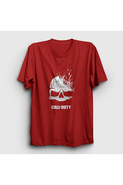 Presmono Μπλουζάκι Unisex Red Skull Call Of Duty 27104tt