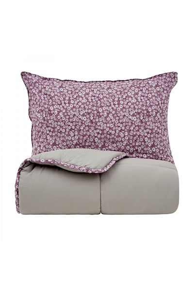 Karaca Elie Einzelbettdecke, - Grün, 155x220 cm Bettdecke, 50x70 cm Kissen, Weiches Polyester für Ge