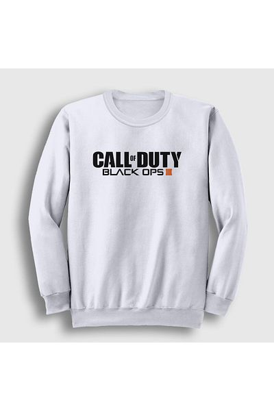 Presmono Φούτερ Unisex White Black Ops Call Of Duty 26657tt