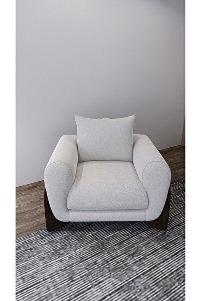 Oak House Bouclé off-white chair size 115x90x76 cm