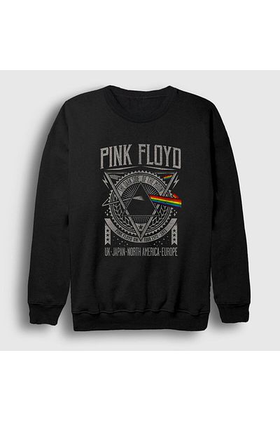 Presmono Φούτερ Unisex Black Tour Pink Floyd 77010tt