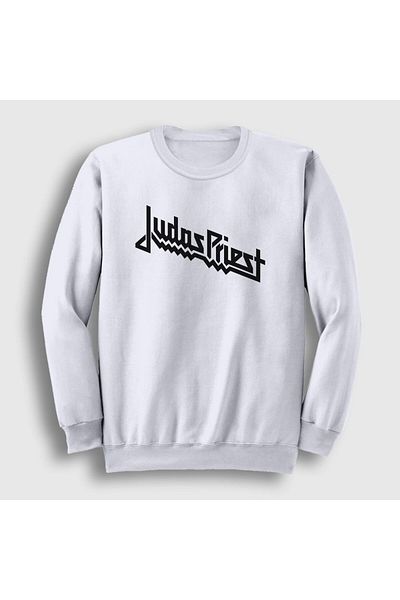 Presmono Φούτερ Unisex Λευκό λογότυπο Judas Priest 88382tt