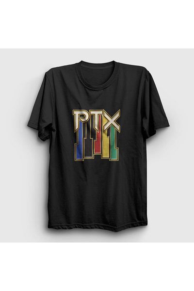 Presmono Unisex Μαύρο Vintage Pentatonix T-shirt 75497tt