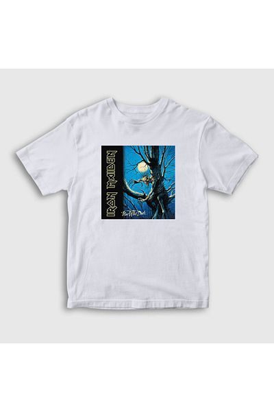 Presmono Unisex Παιδικό T-shirt με θέμα White Iron Maiden - 85912tt