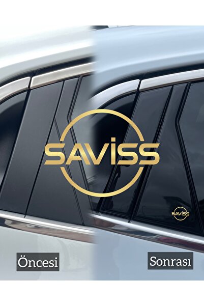 Saviss Renault Clio5 1.kalite 3m Bant Kapı Direk Seti Maun Kaplama ,dış Cam Ç...