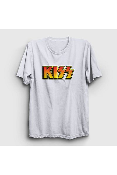 Presmono Μπλουζάκι Unisex White Logo Kiss 91071tt