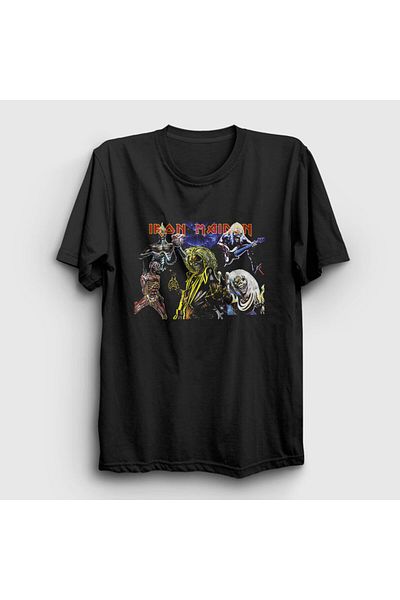 Presmono Μπλουζάκι Unisex Black Band Iron Maiden 85301tt