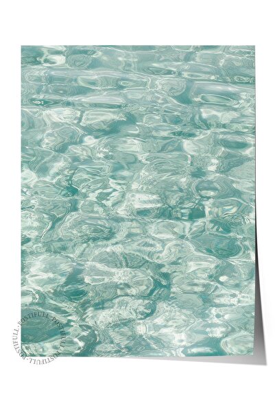 Postifull Poster Crystal Water, poster de perete fără cadru, pictură vertical...