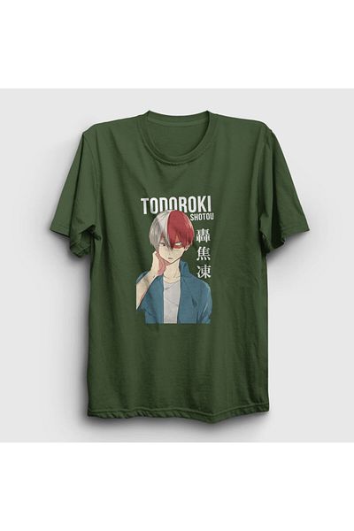 Presmono Μπλουζάκι Unisex Khaki Shotou Anime Boku No Hero Academia 128923 ττ