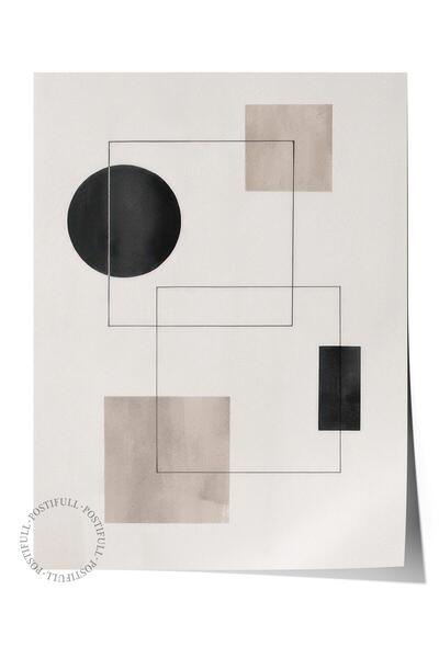 Postifull Αφίσα γραφικών σχημάτων No6, αφίσα τοίχου χωρίς πλαίσιο, κάθετη ζωγ...