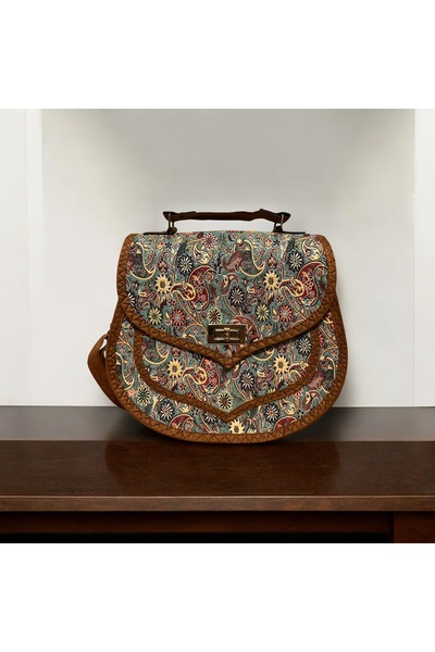 MODA Mozaik Desen Otantik Kadın Omuz Çantası