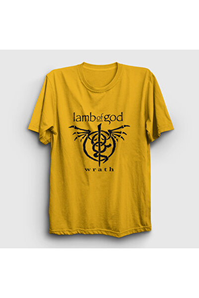 Presmono Unisex žuta majica Wrath Lamb Of God T-shirt 94818tt