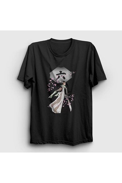 Presmono Μπλουζάκι Unisex Black Byakuya Anime Bleach 127222 ττ