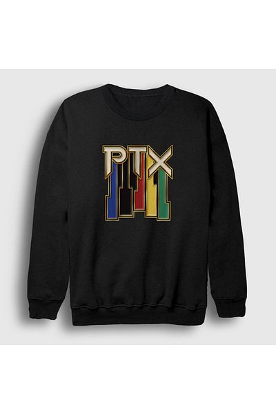 Presmono Унисекс черен винтидж суитчър Pentatonix 75799tt