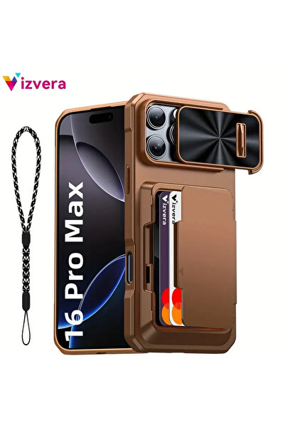 Yasee İphone 16 Promax Kılıf Cüzdanlı Ve Kamera Kapaklı