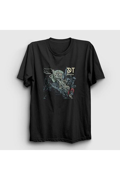 Presmono Μπλουζάκι Unisex Black Atoma Dark Tranquility 137192 ττ