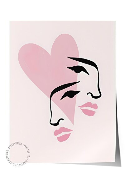 Postifull Poster "Nas dvoje", zidni poster bez okvira, vertikalna zidna slika...