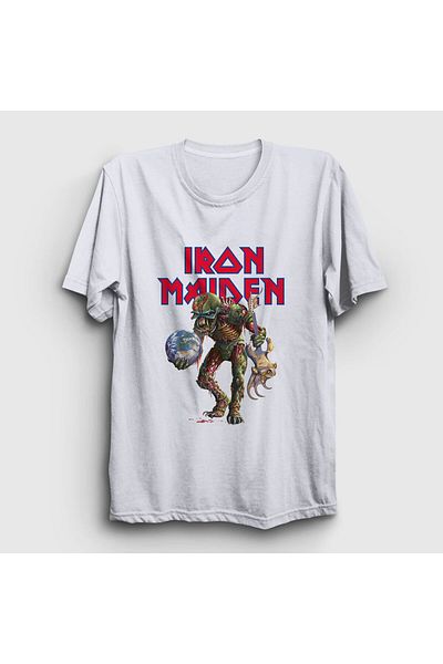 Presmono Μπλουζάκι Unisex White World Iron Maiden 87321tt
