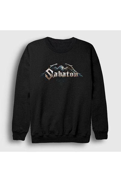 Presmono Унисекс суитшърт Black Eagle Sabaton 108613tt