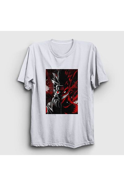 Presmono Μπλουζάκι Unisex White Wild Anime Naruto 134621 ττ