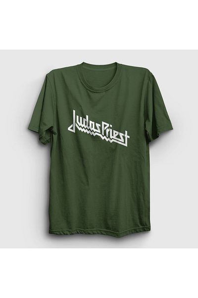 Presmono Μπλουζάκι Unisex Khaki Logo Judas Priest 88121tt